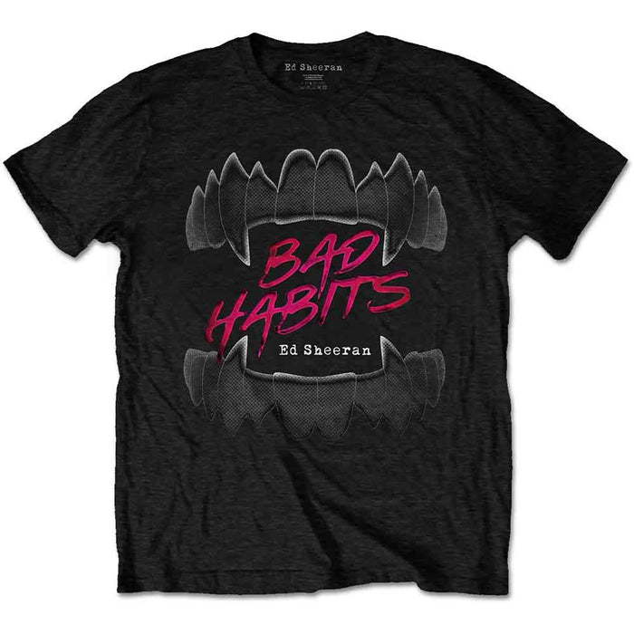 Ed Sheeran Bad Habits Black XX-Large T-Shirt