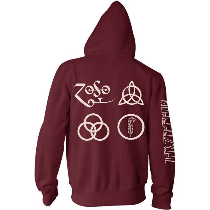 Led Zeppelin Symbols X-Large Hoodie