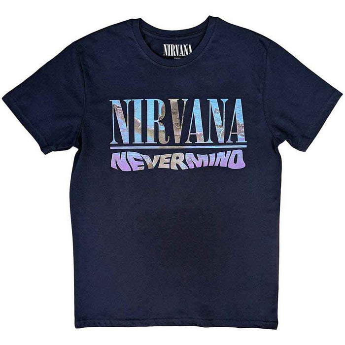 Nirvana Nevermind Navy Blue Small Unisex T-Shirt