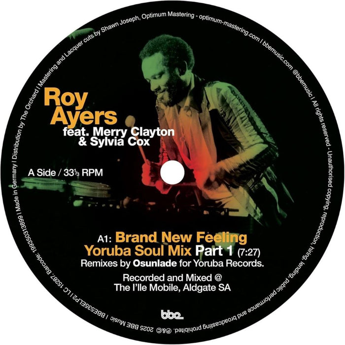 Roy Ayers Brand New Feeling - Yoruba Soul Remixes Vinyl EP 2025
