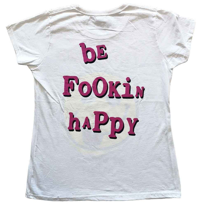 Yungblud Raver Smile White Ladies Small T-Shirt
