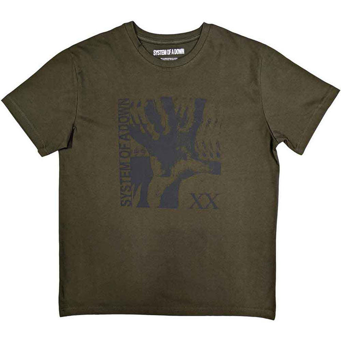 System Of A Down Intoxicated Military Green XX-Large T-Shirt