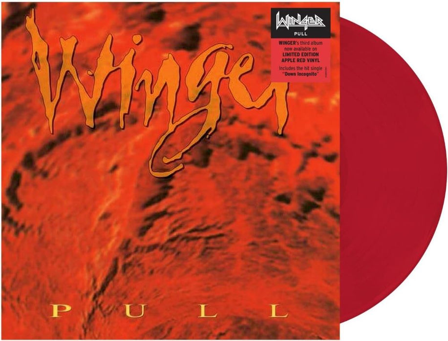 Winger Pull Vinyl LP Apple Red Colour 2024