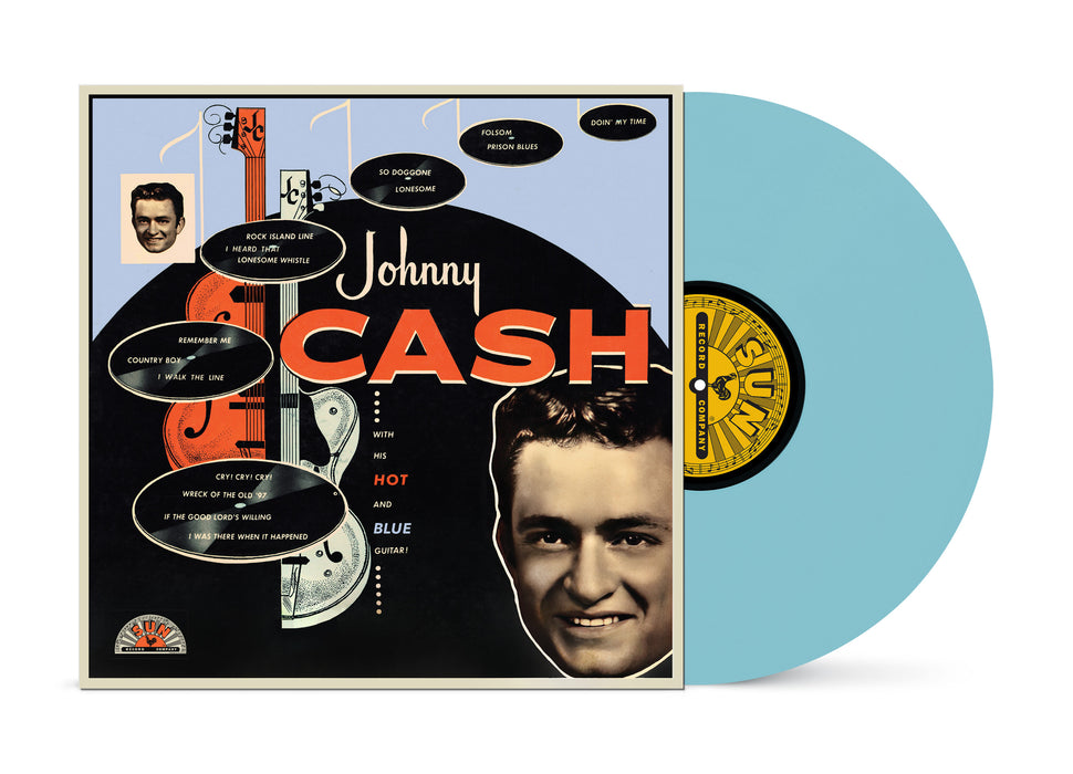 Johnny Cash With His Hot And Blue Guitar (Remastered 2022) Vinyl LP Blue Colour NAD Due Out 17/10/26