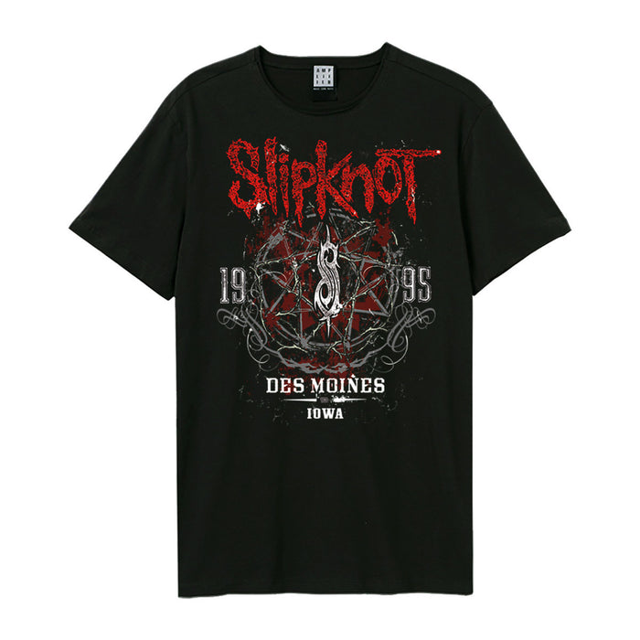 Slipknot Des Moines Amplified Vintage Charcoal Small Unisex T-Shirt