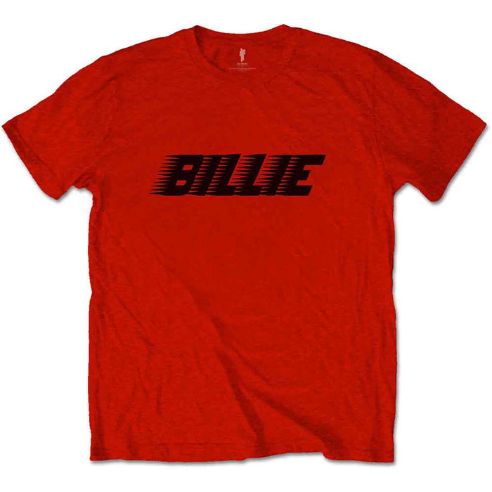 Billie Eilish Racer Logo & Blohsh Red Small T-Shirt