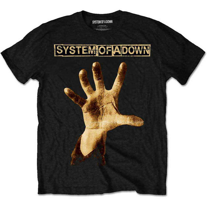System Of A Down Hand Black Large T-Shirt