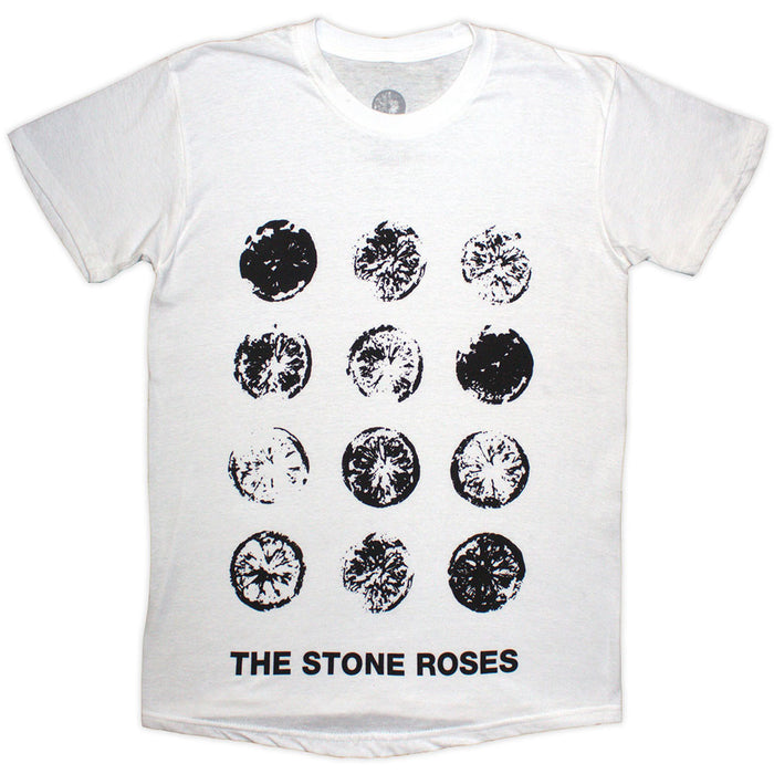The Stone Roses Lemon Grid White X-Large T-Shirt