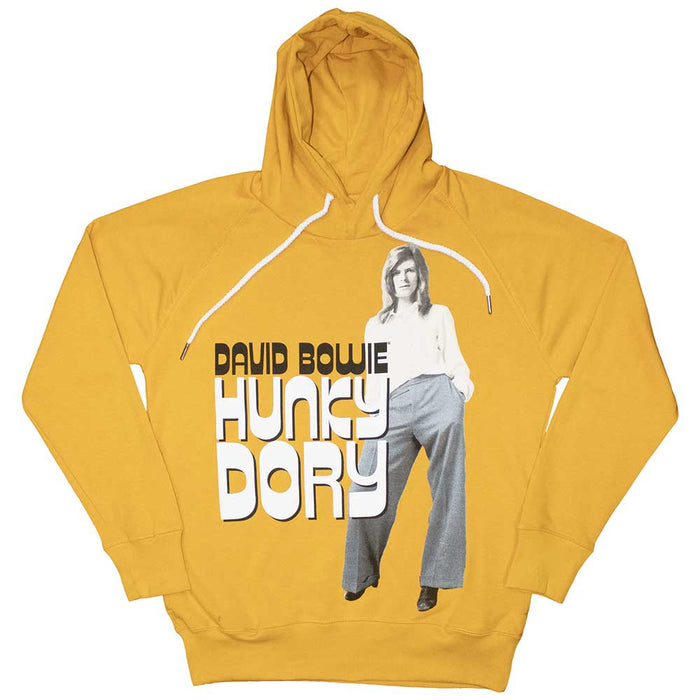 David Bowie Hunky Dory 2 Mustard Large Hoodie