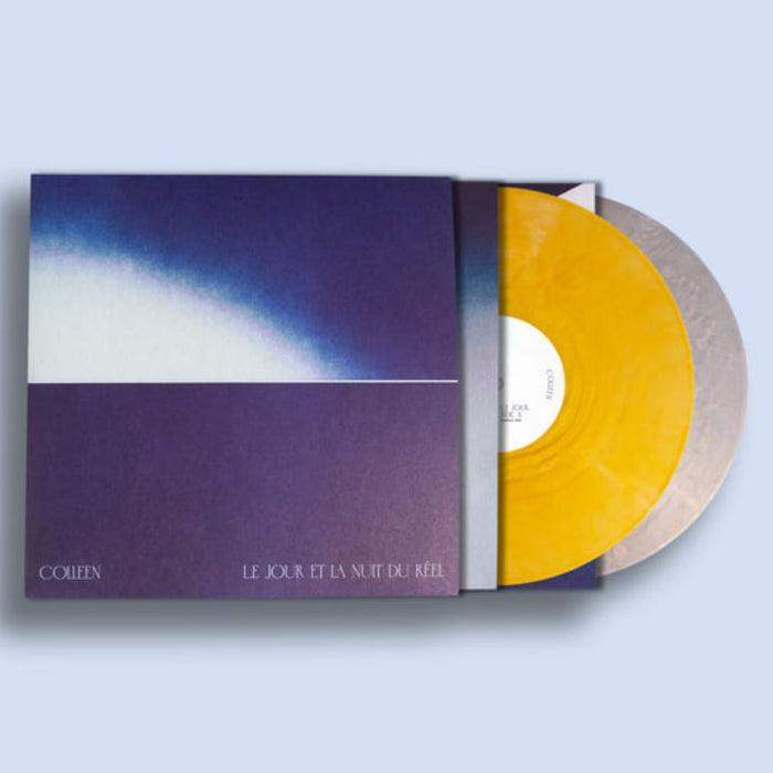 Colleen Le Jour Et La Nuit Du Réel Vinyl LP Indies Clear with Gold Fleck Colour 2023