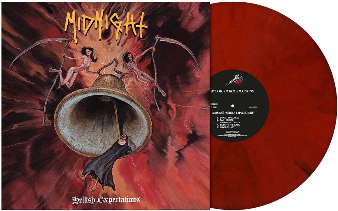 Midnight Hellish Expectations Vinyl LP Crimson Red with Black Smoke Colour 2024