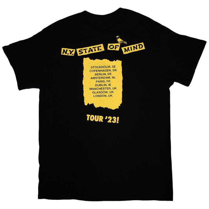 Wu-Tang Clan Tour '23 NY State Of Mind Black Small T-Shirt