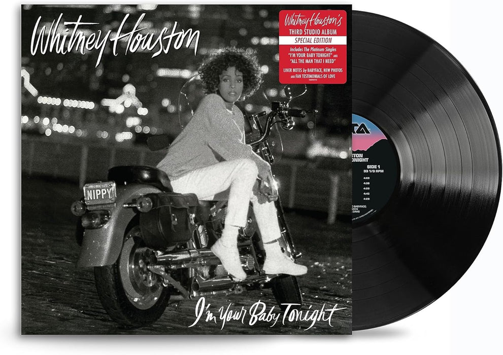 Whitney Houston I'm Your Baby Tonight Vinyl LP 2023