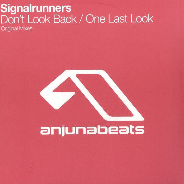 Signalrunners Don't Look Back 12" Vinyl Single 2009