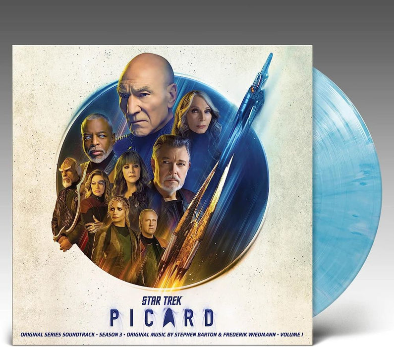 Stephen Barton & Frederik Wiedmann Star Trek: Picard Season 3 Volume 1 Vinyl LP Sky Blue w/White Burst Colour 2023