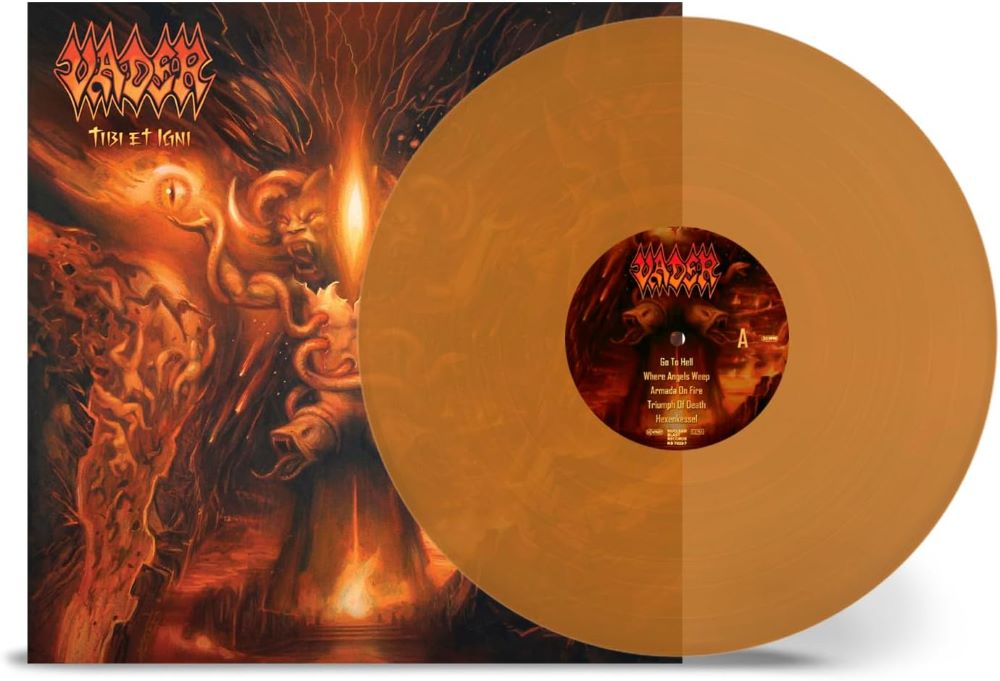 Vader Tibi Et Igni Vinyl LP Transparent Yellow Colour Due Out 29/11/24