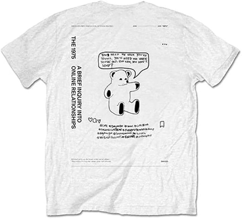 The 1975 ABIIOR Teddy White Large T-Shirt
