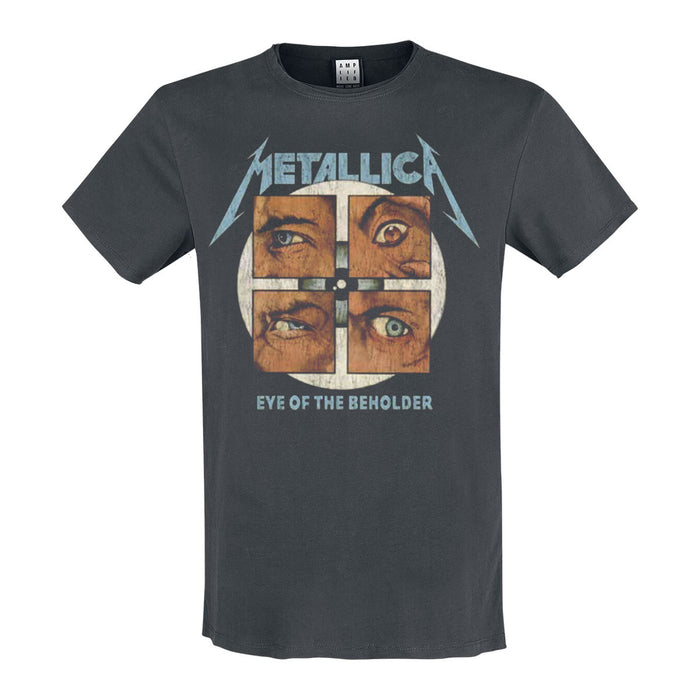 Metallica Eye Of The Beholder Amplified Charcoal Small Unisex T-Shirt