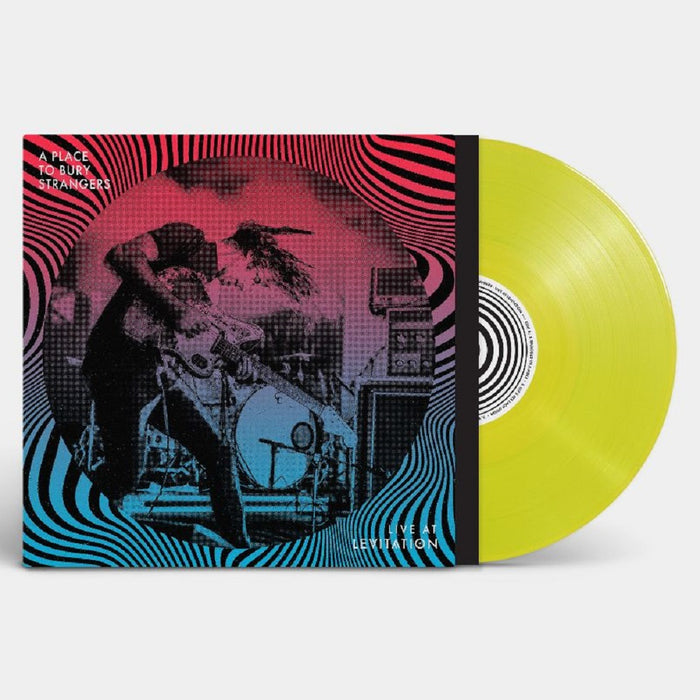 A Place to Bury Strangers Live at Levitation Vinyl LP Highlighter Yellow Colour 2023