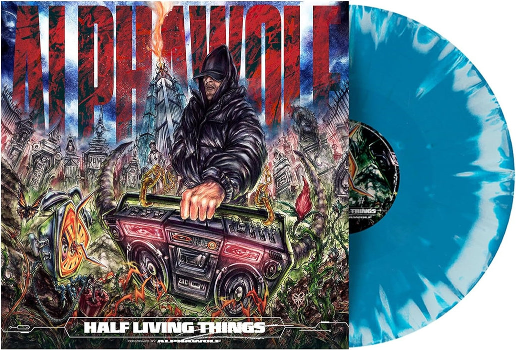 Alpha Wolf Half Living Things Vinyl LP Blue & Dark Blue Colour 2024