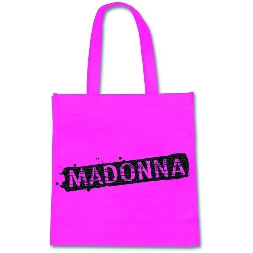 Madonna-Logo On Pink Tote Bag