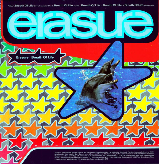 Erasure Breath Of Life 12" Vinyl Single 1992