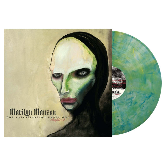 Marilyn Manson One Assassination Under God - Chapter 2 Vinyl LP Green Blue Marble Colour Due Out 14/08/26