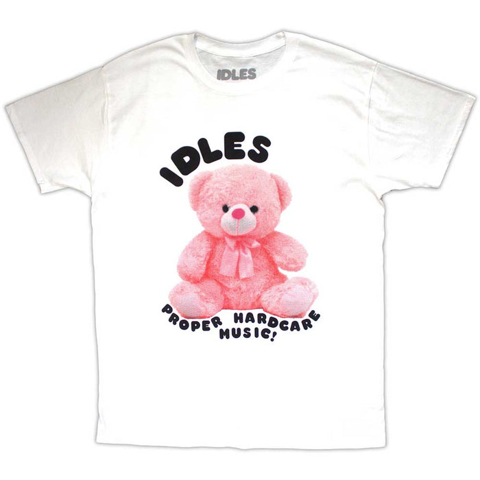 Idles Proper Hardcore White X-Large  Unisex T-Shirt