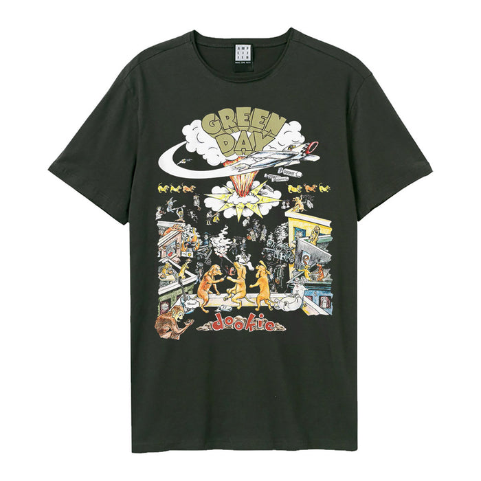 Greenday Dookie Amplified Vintage Charcoal Medium Unisex T-Shirt