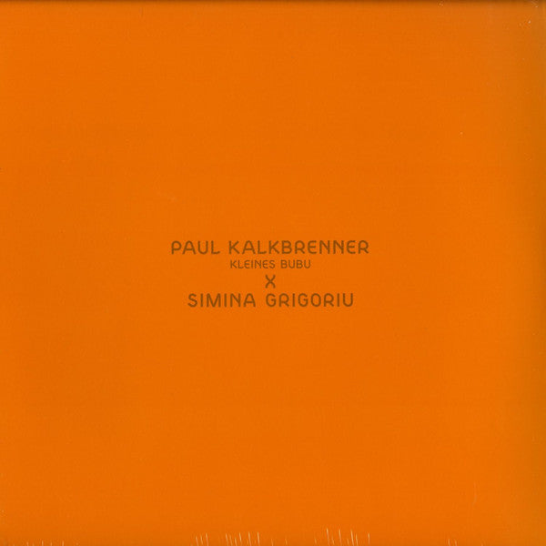 Paul Kalkbrenner X Simina Grigoriu Kleines Bubu 12" Vinyl Single 2014