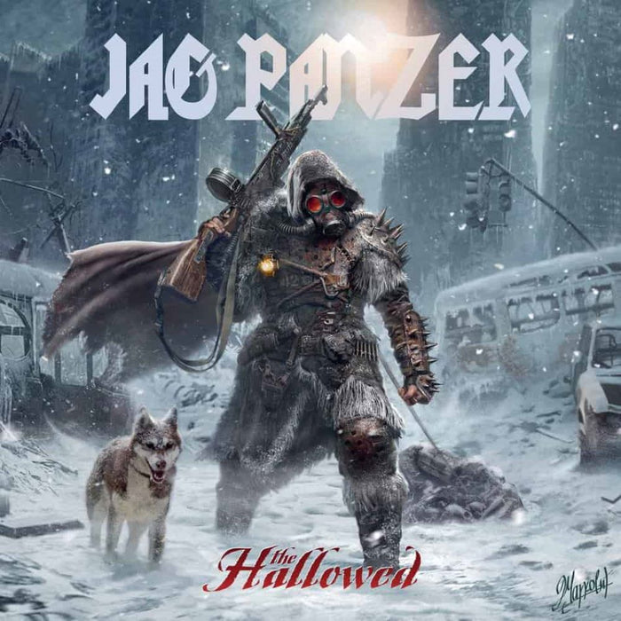 Jag Panzer The Hallowed Vinyl LP White & Black Marbled Colour 2023