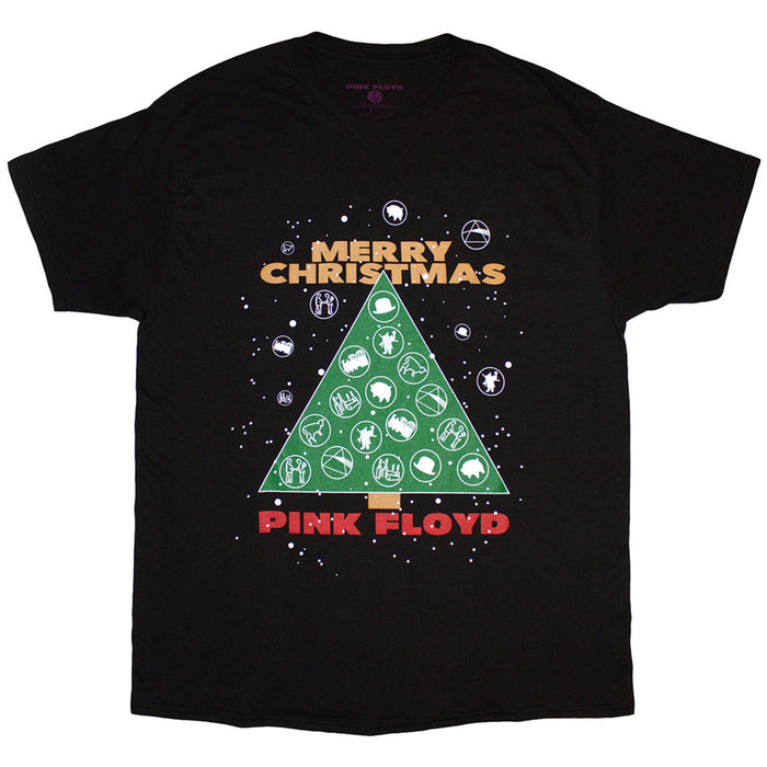 Pink Floyd Merry Christmas Black Large T-Shirt