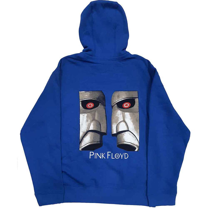 Pink Floyd Metal Heads Close Up Blue Small Hoodie