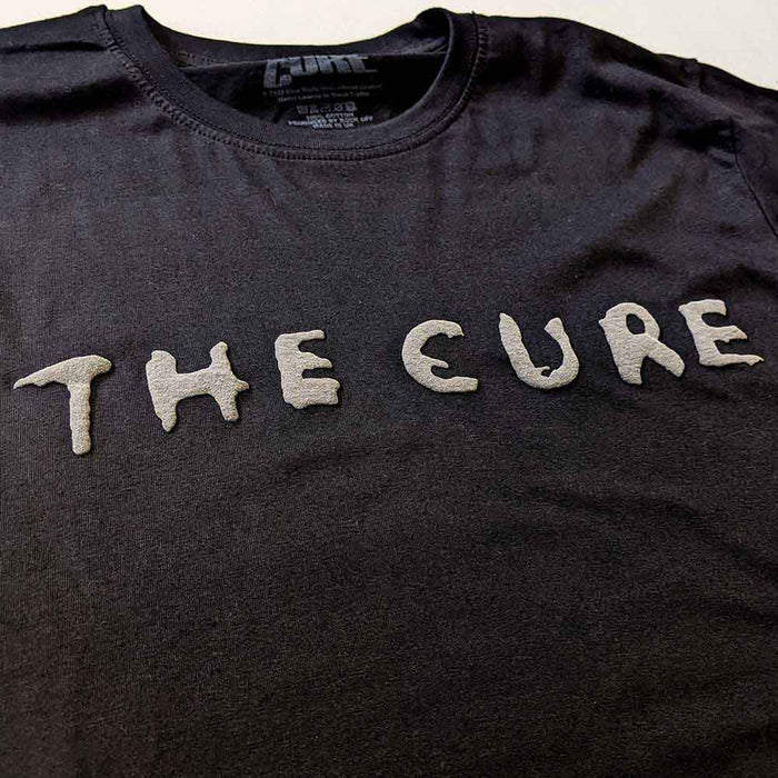 The Cure Circle Logo Hi-Build Black Medium Unisex T-Shirt