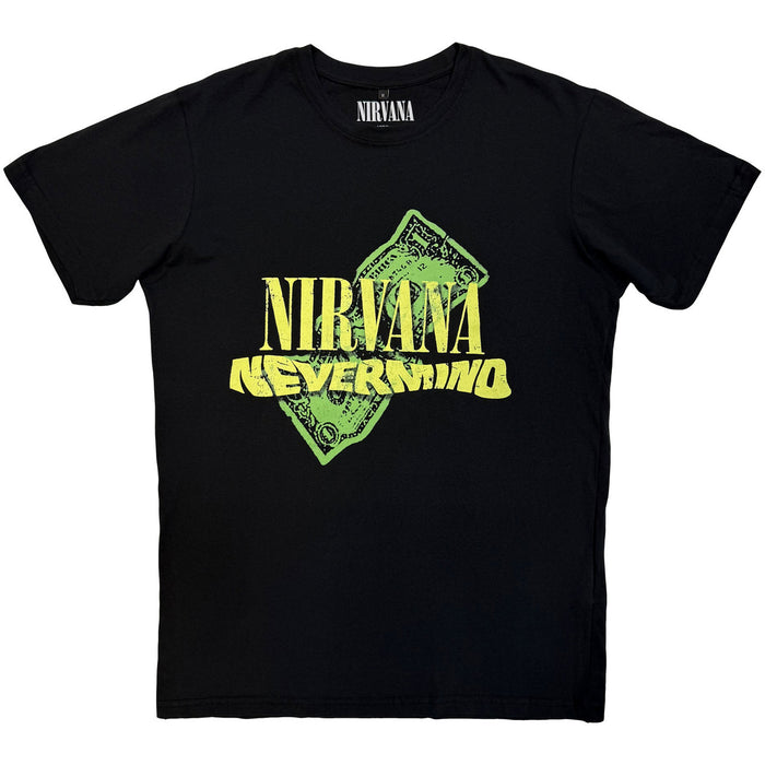 Nirvana Nevermind Dollar Black Small T-Shirt