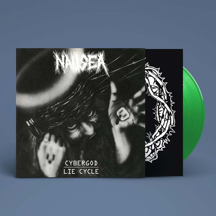 Nausea Cybergod / Lie Cycle Vinyl EP Transparent Green Colour Due Out 17/05/24