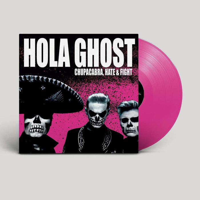 Hola Ghost Chupacabra, Hate & Fight Transparent Magenta Vinyl LP 2024