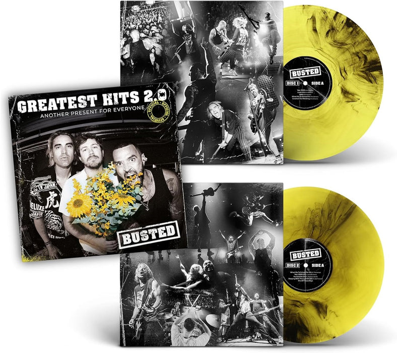 Busted Greatest Hits 2.0 (Another Present For Everyone) Vinyl LP Yellow & Black Colour 2024