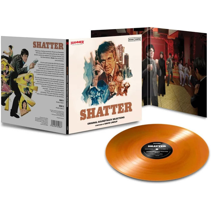 David Lindup Shatter - Original Film Soundtrack Vinyl LP Orange Colour Due Out 07/08/26