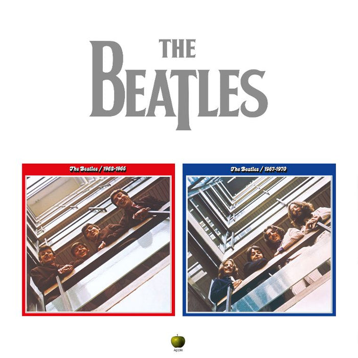 The Beatles Red + Blue Albums Black Vinyl LP BoxSet 2023