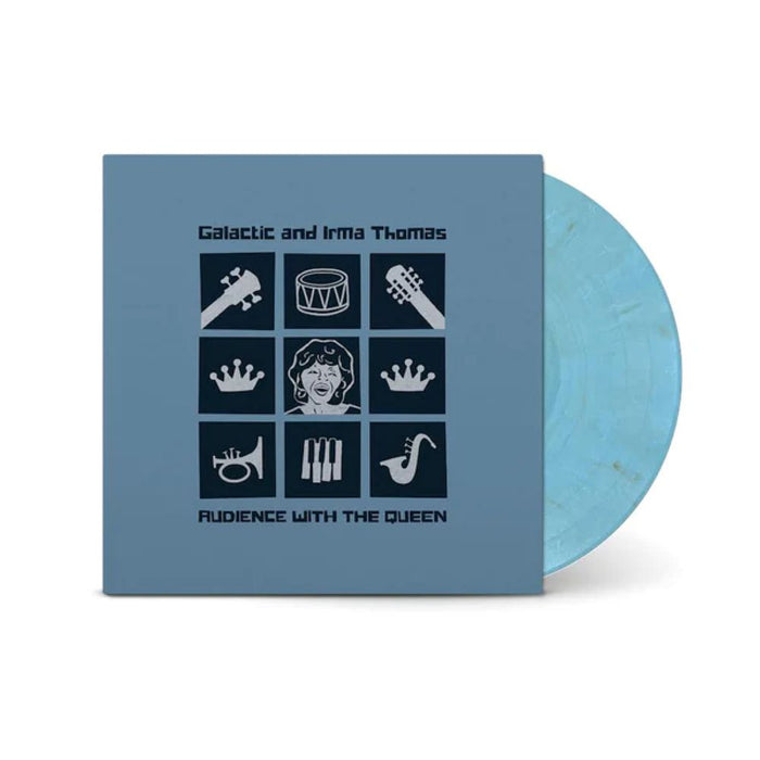 Galactic and Irma Thomas Audience With the Queen Vinyl LP Indies Sky Blue and Gold Colour 2025