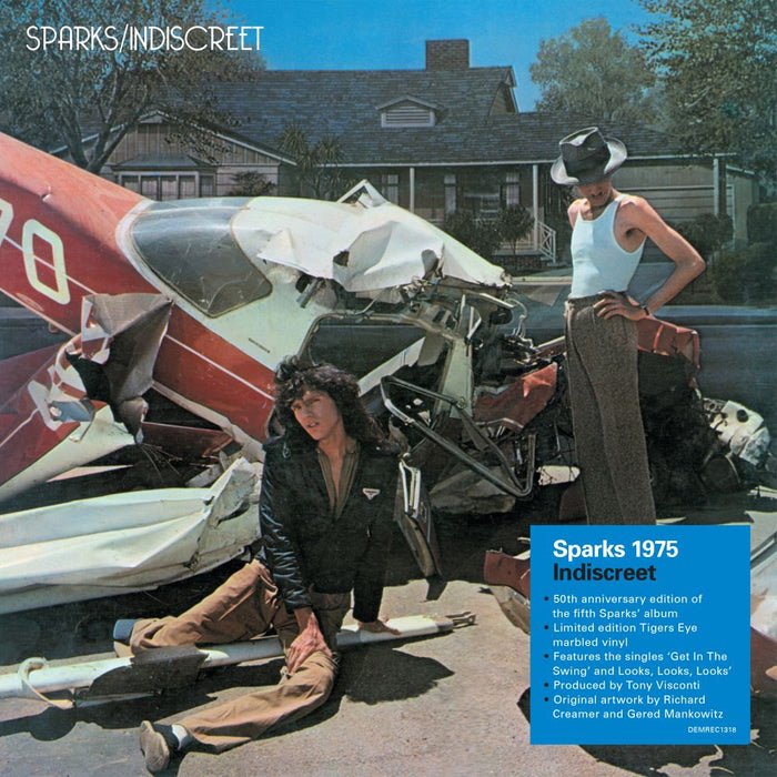 Sparks Indiscreet Vinyl LP Tiger's Eye Colour 2025