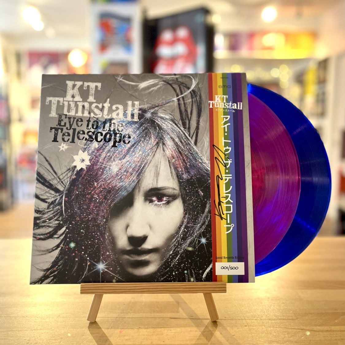 KT Tunstall Eye to the Telescope Vinyl LP Stargazer Signed Assai