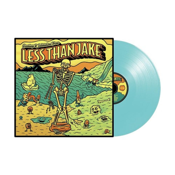 Less Than Jake Greetings & Salutations Vinyl LP Aquamarine Colour 2023