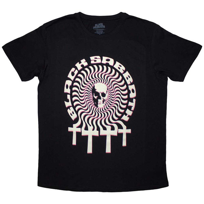Black Sabbath Hypnotic Skull Black Small T-Shirt