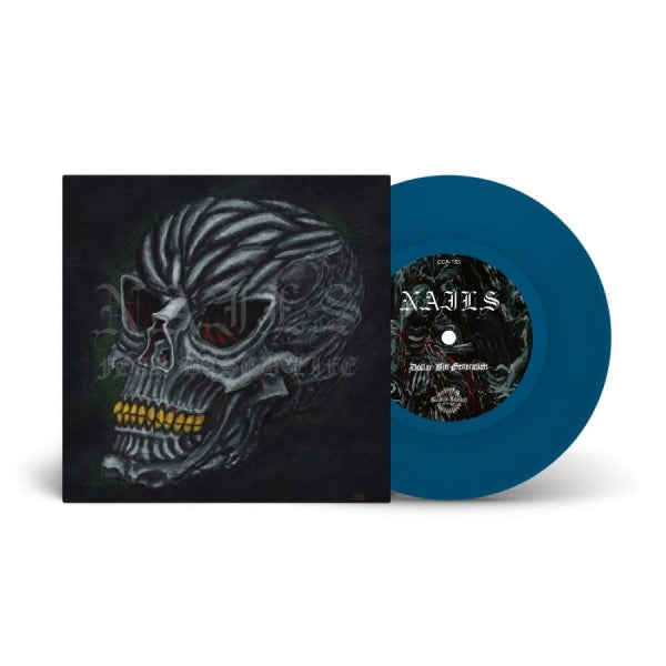 Nails Fear Based Life 7"" Vinyl Single Indies Sea Blue Colour Due Out 13/11/26