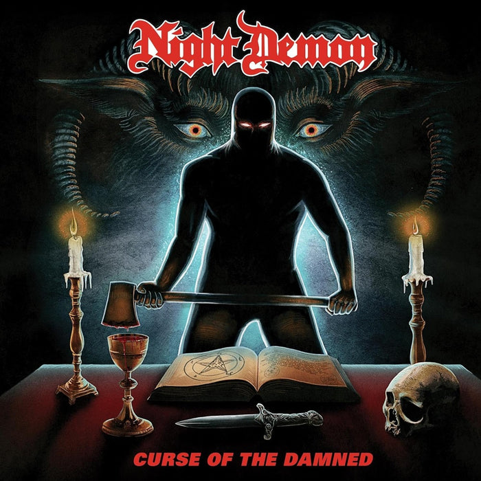 Night Demon Curse of the Damned Deluxe Vinyl LP Red Colour 2024