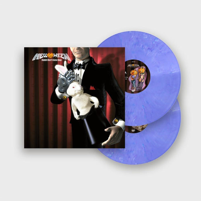 Helloween Rabbit Don't Come Easy Vinyl LP White, Purple & Blue Marbled Colour 2023