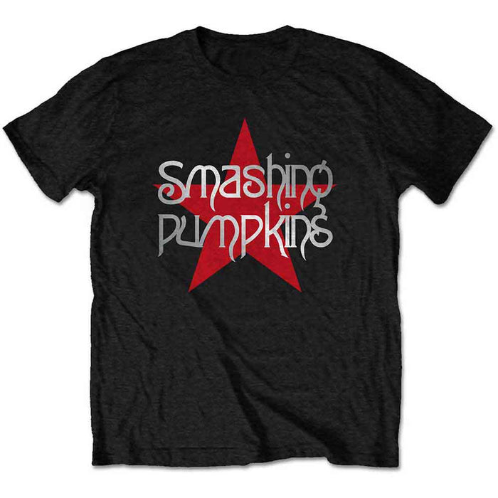 Smashing Pumpkins Star Logo Black Large Unisex T Shirt