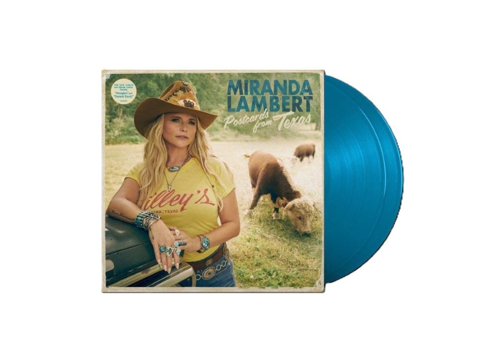 Miranda Lambert Postcards From Texas Vinyl LP Blue Colour 2024